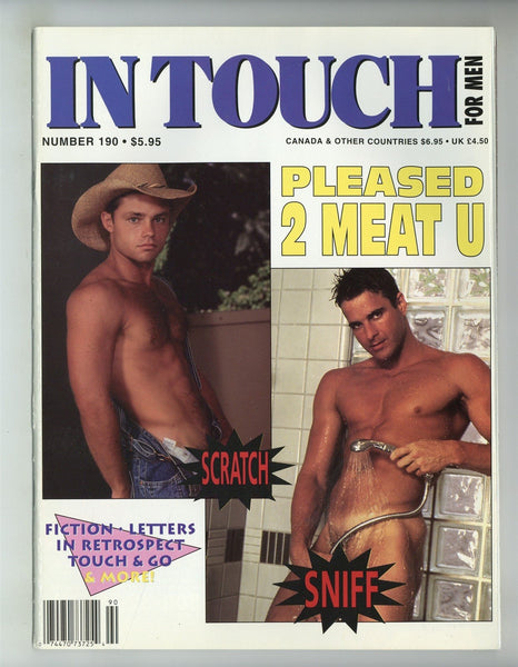 In Touch 1993 Troy Akens, Jeff Eastwood, Tom Turrel, Travis Allen 100pgs Chuck Hunter Gay Magazine M29053