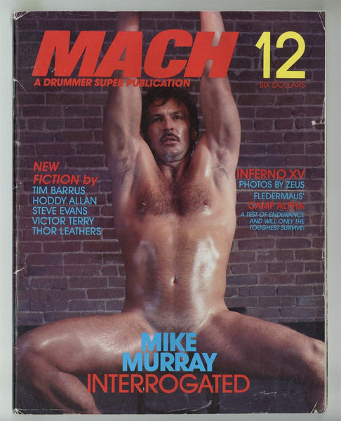 Mach #12 Drummer 1987 Desmodus Mike Murray, Zeus 68pgs Leather Gay Pulp Magazine M29055