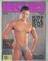 Inches 1990 Tom Rucker, Mark Reynolds, Luke Bender 100pgs Gay Pinup Magazine M29057