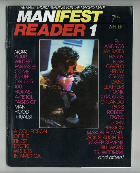 Manifest Reader #1 Alternate Pub 1988 Bill Ward 100pgs Gay Leathermen Magazine M29079