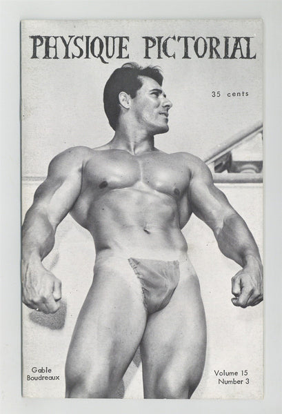 Physique Pictorial 1966 Athletic Model Guild Gable Boudreaux 32pgs Gay Magazine M29097