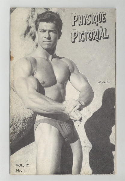 Physique Pictorial V12#1 1962 Larry Scott, Athletic Model Guild 32pgs Gay Physique Magazine M29115