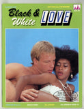 Black & White Love 1985 Interracial Porno Magazine 32pg African American Female Vintage Ebony Porn M29121