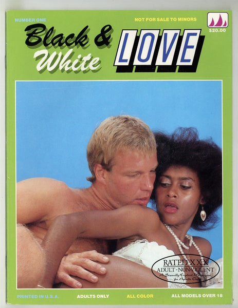 18th Century Black Porn - Black & White Love 1985 Interracial Porno Magazine 32pg African Americ â€“  oxxbridgegalleries