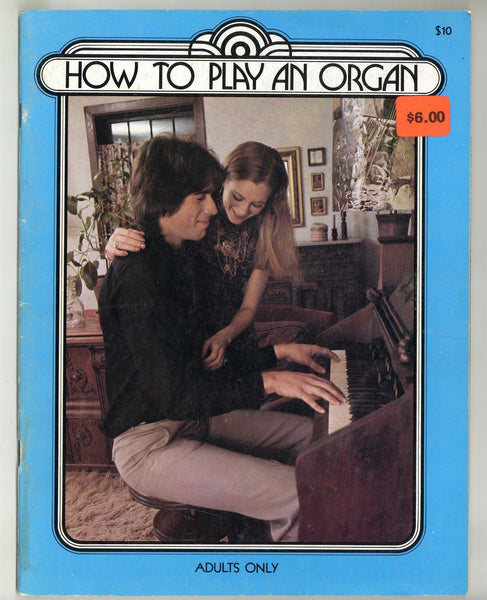 How To Play An Organ 1979 Petite Girl w/Perky Tits 48pg Stockings Vintage Magazine M29145