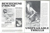 Bewitching & Bound 1978 Bondage Picture Story 48pg Stockings Heels, Rosslyn News Magazine M29148