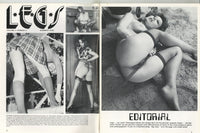 Legs V4#4 All Solo Leggy Women 1978 Elmer Batters 48pg Stockings Nylons Heels, Maverick Press Magazine M29153