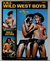 AMG Wild West Boys by Bob Mizer 1975 Jim Sexton, Nick Rose, James Thomas 48pg Vintage Gay Cowboy Physique Magazine M29207