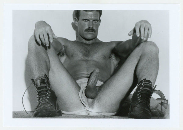 Mike Landis 1986 Colt Studio Serious Beefcake Hunk 5x7 Jim French Gay Nude Photo J13030
