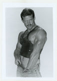 Mike Landis 1986 Colt Studio Playful Built Beefcake Moustache 5x7 Jim French Gay Nude Photo J13031