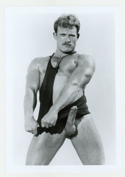 Mike Landis 1986 Colt Studio Muscular Sexy Stud 5x7 Jim French Gay Nude Photo J13033