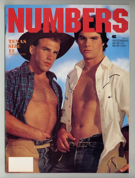 Numbers 1989 JC Arpin, Jon King, TJ Stryker 100pgs Steve Lysne Gay Pinup Magazine M28921