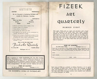 Fizeek Art Quarterly #8 1961 George Quaintance, Falcon Studios 72pg Gay Art Magazine M29309