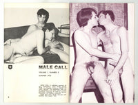 Male Call 1970 MC Publications Vintage Hippie Homophile 36pgs Gay Magazine M29323