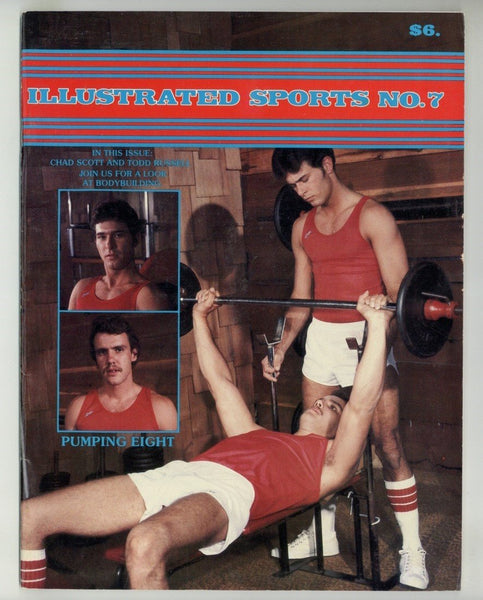 Illustrated Sports 1972 Chad Scott, Todd Russell 48pgs Bodybuilding Gay Athletic Hunks Magazine M29331