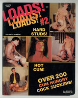Loads! Loads! Loads! #2 Over 200 Studs 1980 Vintage Hardcore 48pgs Gay Magazine M29332