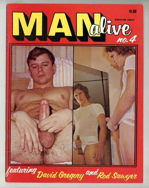 Man Alive 1979 David Gregory, Rod Sawyer, David Lord, Chris Marlin, Ray Fuller 48pgs Gay Magazine M29333