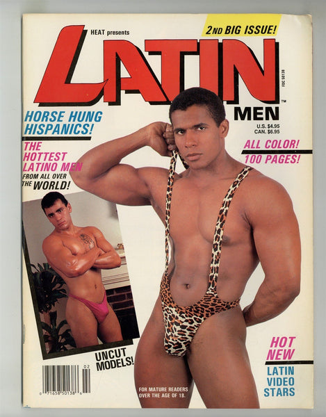 Latin Men 1991 Julio Nieves, Freddie Medina 100pgs Uncut Models Gay Magazine M29340