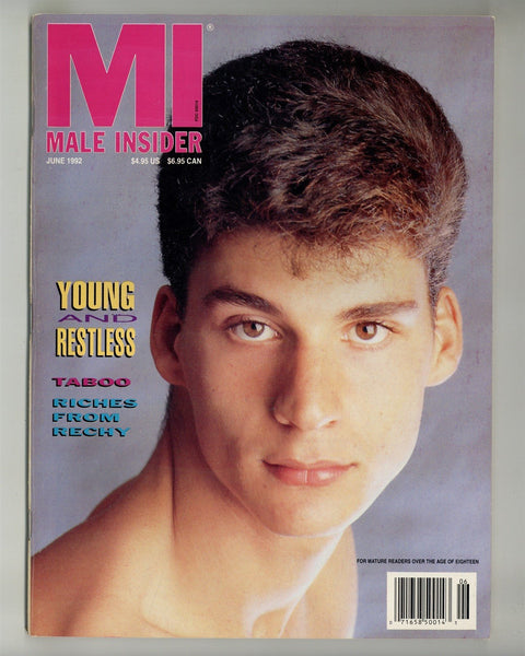 Male Insider 1992 MAC Productions, Cityboy, Roberto Roma 100pgs Vintage Gay Physique Magazine M29357