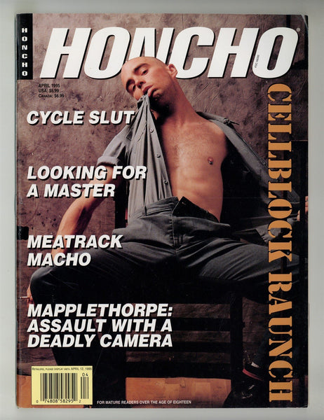 Honcho 1995 Mapplethorpe, Jim Wigler, Roberto Roma 100pgs Gay Leathermen Magazine M29379