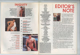 Iniquity 1992 Kris Lord, Aaron Gunn, Tim Hardin, Tony Baillon 84pgs Gay Pinup Magazine M29475