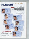 Playguy 2001 Marc Winters, Brandon James, Reno Hacek 100pgs Gay Pinup Magazine M29480