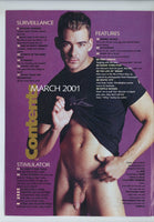 Unzipped 2001 Eric Hanson, Brian Hess, Steve Hurley 82pgs Gay Pinup Magazine M29498