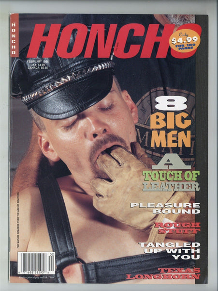 Honcho 1994 Jim Hunter, Zack Thomas, Joe Romero, Jim Wigler, Cityboy, Maxx Studio 100pgs Gay Leathermen Magazine M29772