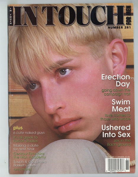 In Touch 2000 Johnny Davidson, Sean Storm, Billy Foxx 84pgs Gay Magazine M29776