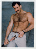 Steve Kelso Tattoo Hairy Hunk 1994 Colt Studio Flirty Teddy Bear 5x7 Jim French Gay Nude Photo J13067