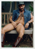 Steve Kelso Sexy Stare 1994 Colt Studio Hairy Teddy Bear 5x7 Jim French Gay Nude Photo J13069