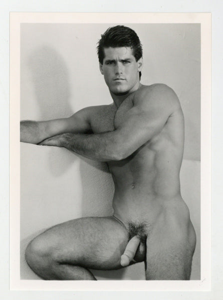 Mike Timber/Jason Lowe 1993 Serious Sexy Hunk Colt Studio 5x7 Jim French Gay Nude Photo J13073