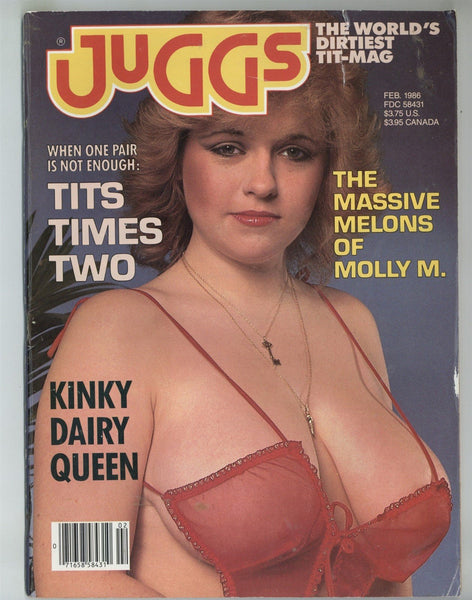 Juggs 1986 Dawn Knudsen, Candy Samples Buxom Pregnant Lactation 100pgs Busty Big Boobs Magazine M29848