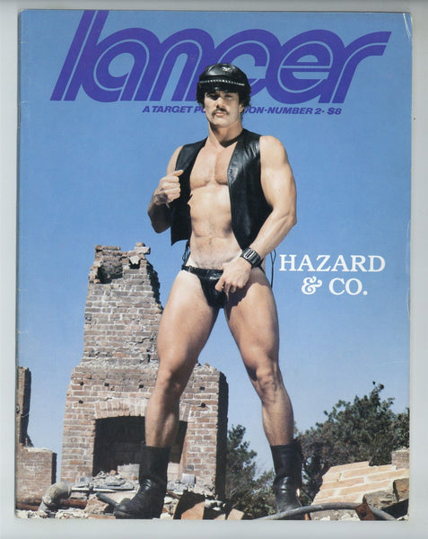 Lancer 1979 Kyle Hazard (Eduardo), Josh Kinkaid, Rod Mitchell 36pgs Target Studio Gay Beefcake Magazine M29850