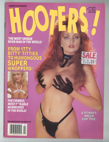 Hooters! 1990 Kitten Natividad, Hannah Viek, Trinity Loren 100pgs Leisure Plus Publ. Big Boobs MagazineM29892