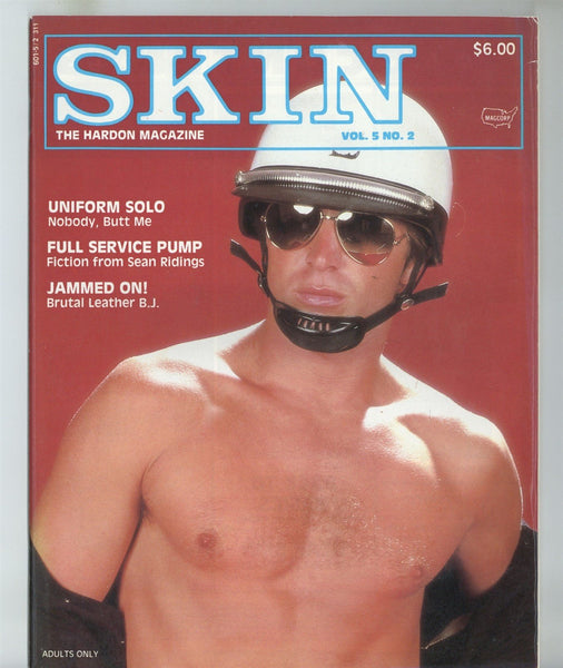 Skin 1983 Larry Starr, Magcorp 56pgs Gay Leathermen Pinups Magazine M29908