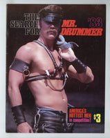 The Search For Mr. Drummer 1983 Leathermen Competition Special 52pgs Gay Leather Magazine BDSM M29948