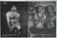 The Search For Mr. Drummer 1983 Leathermen Competition Special 52pgs Gay Leather Magazine BDSM M29948