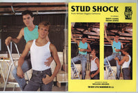 Stud Shock William Higgins Film Dusty Sands, Frank Johns 32pgs Gay Hard Sex Magazine M29951