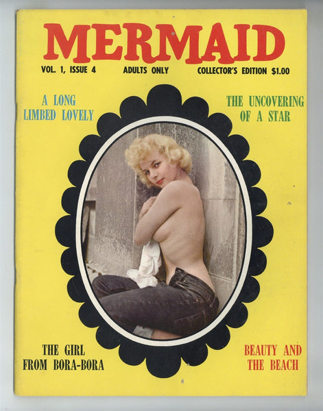 Mermaid 1963 Girlie Pinup Magazine 72pgs Burlesque Stars, Geemil Publications M30048