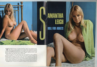 Modern Man 1970 Samantha Leigh 68pgs Nude Female Pinup Magazine, PDC Publishing M30104