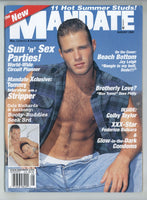 Mandate 2001 Rock Granger, Colby Taylor, Sam Vincent, Derek Cameron 100pgs Gay Beefcake Magazine M30155