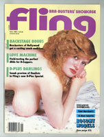 Fling Magazine 1989 Toni Francis, Trinity Loren, Laura Davis 84pgs Voluptuous Busty Women Buxom Big Boobs M30238