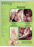 Fling Magazine 1989 Christine Cream, Mindy Rae 84pgs Voluptuous Busty Girls, Buxom Big Boobs M30242