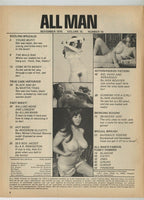 All Man 1975 E-Go Enterprises Delphine Drugg, Janice Hurst 84pg Pinup Magazine MM28686
