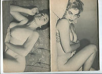 HOLLYWOOD PLAY GIRLS V1 #1 Vintage Seedy Pin-Up Photo 1950 Garters Stockings