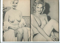 HOLLYWOOD PLAY GIRLS V1 #1 Vintage Seedy Pin-Up Photo 1950 Garters Stockings