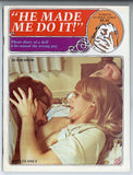 He Made Me Do It V1#3 Graphic Pulp Fiction Pictorial 1971 Gorgeous Girl w/Nerdy Guy 1971 Graphic Sex Novel, Marquis Publishing M25586
