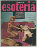 Esoteria #10 Psychedelic FemDom BDSM Magazine 1969 Forced Lesbian Sex 80pgs Sexploitation Cinema, Vintage Female Domination M25592