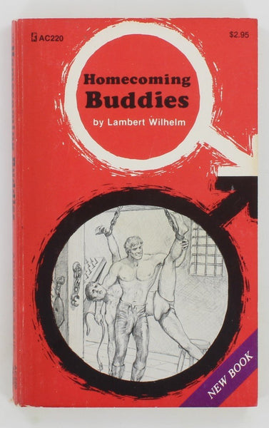 Homecoming Buddies by Lambert Wilhelm 1980 Greenleaf Classics AC220 Gay Pulp Fiction Erotic Paperback Novel PB315